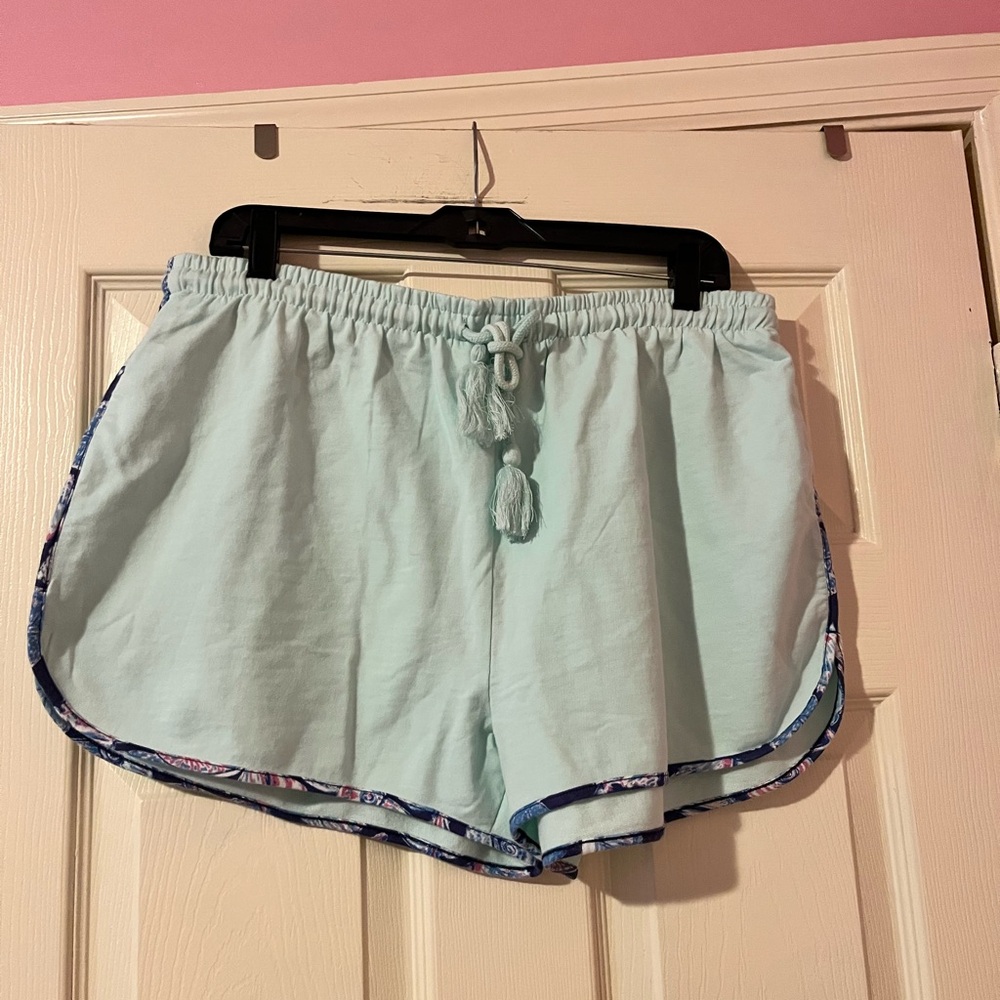 Simply Southern Women's Ice Contrast Lounge Shorts Size XL - Picture 1 of 6